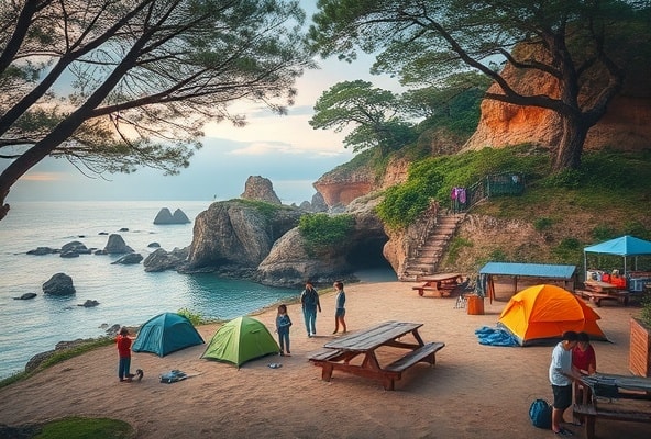 升級版小野柳露營區:2025年開放,享受五星級自然露營體驗!